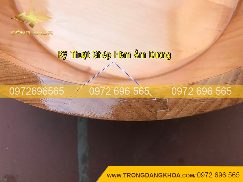 Chậu gỗ rửa mặt Đăng Khoa đạt chuẩn