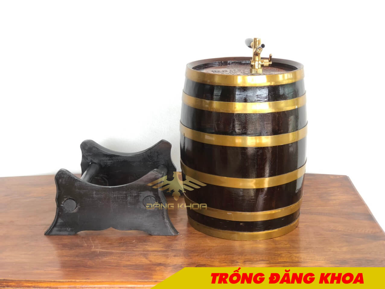 Thùng Gỗ Sồi Giả Cổ 30L